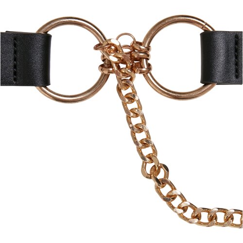 Urban Classics Synthetic Leather Belt With Chain