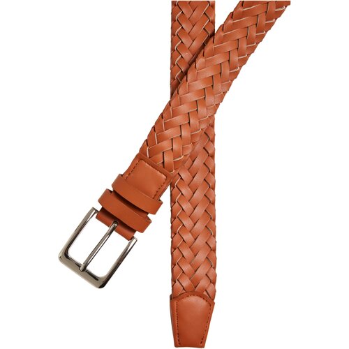 Urban Classics Braided Synthetic Leather Belt lightbrown L/XL