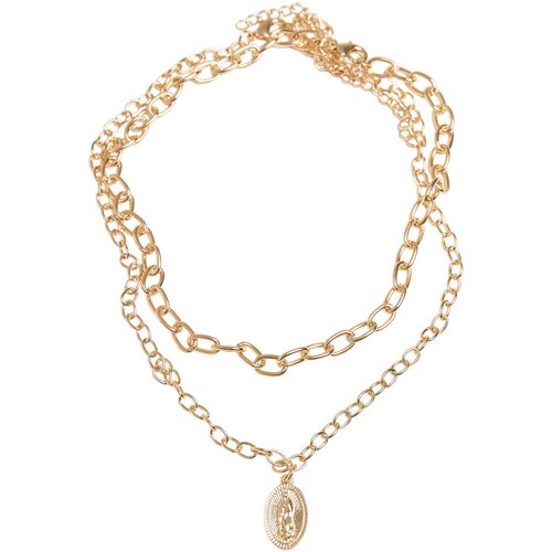 Urban Classics Madonna Layering Necklace gold one size