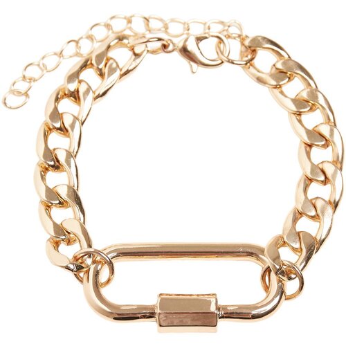 Urban Classics Fastener Bracelet gold L/XL