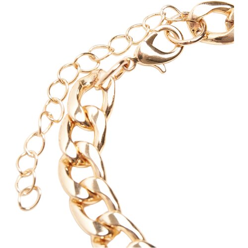 Urban Classics Fastener Bracelet gold L/XL