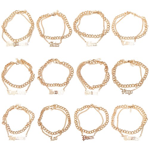 Urban Classics Zodiac Golden Anklet