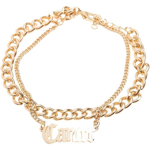 Urban Classics Zodiac Golden Anklet cancer S/M