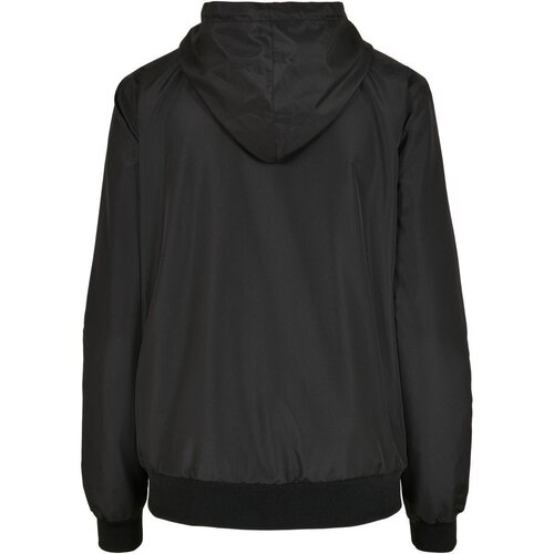 Build your Brand Ladies Recycled Windrunner black/black 3XL