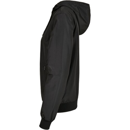 Build your Brand Ladies Recycled Windrunner black/black 3XL