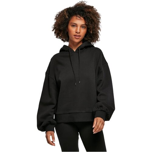 Build your Brand Ladies Organic Oversized Hoody black 3XL