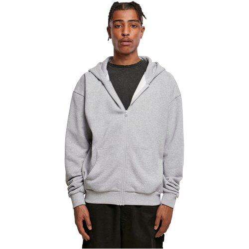 Build your Brand Ultra Heavy Zip Hoody heathergrey XXL