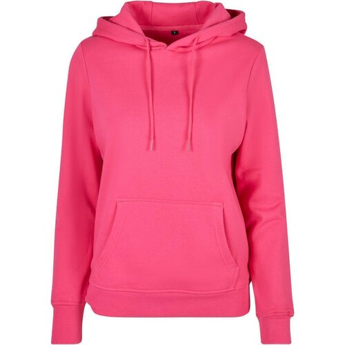 Build your Brand Ladies Basic Hoody hibiskus pink XXL