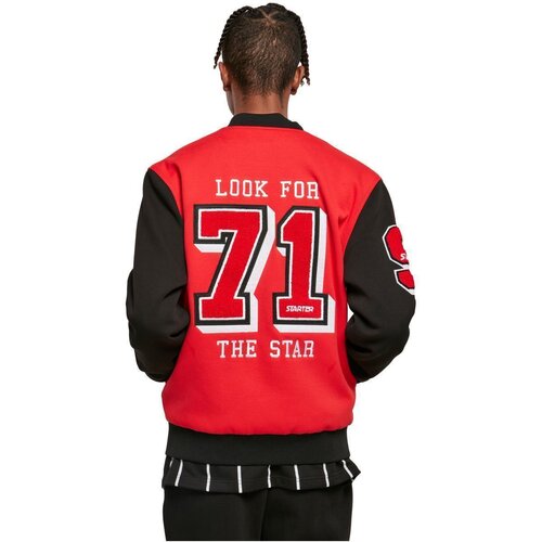 Starter 71 College Jacket cityred/black L