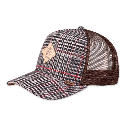 Djinns HFT Cap Check Tweed coffee