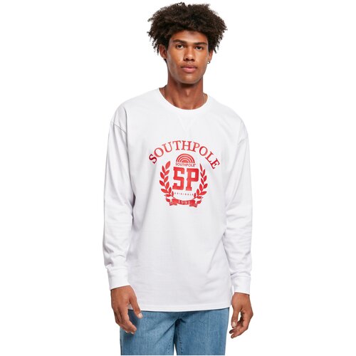 Southpole Southpole College Longsleeve white M