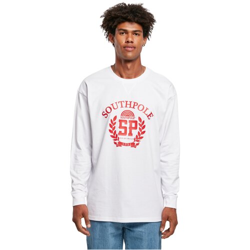 Southpole Southpole College Longsleeve white M