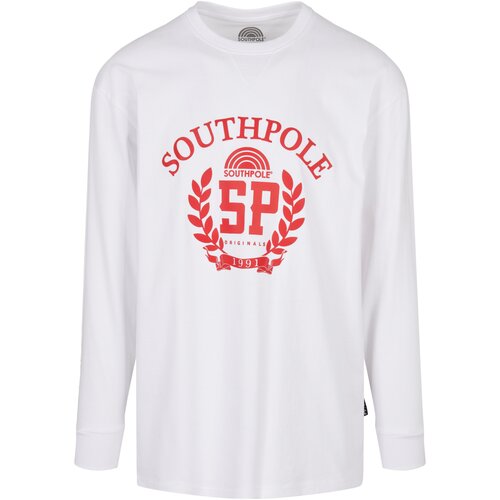 Southpole Southpole College Longsleeve white M