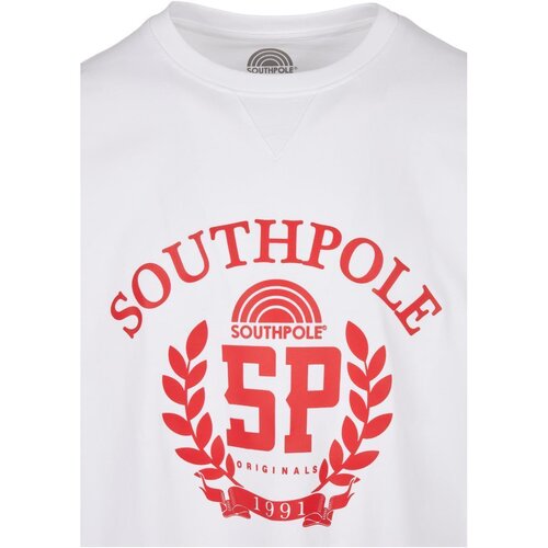 Southpole Southpole College Longsleeve white M