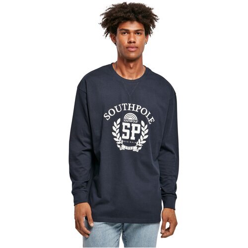 Southpole Southpole College Longsleeve midnightnavy L