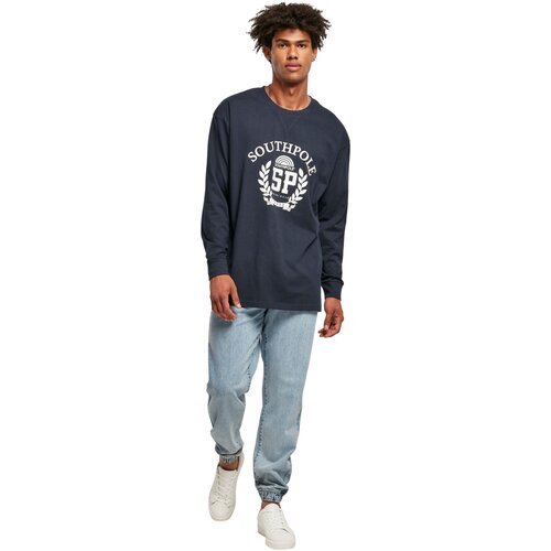 Southpole Southpole College Longsleeve midnightnavy L