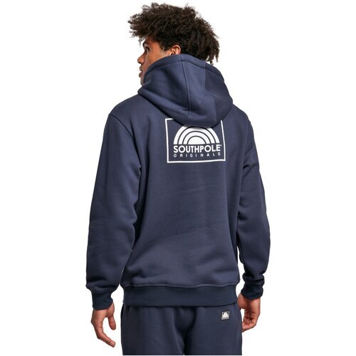 Southpole Southpole Square Logo Hoody midnightnavy S