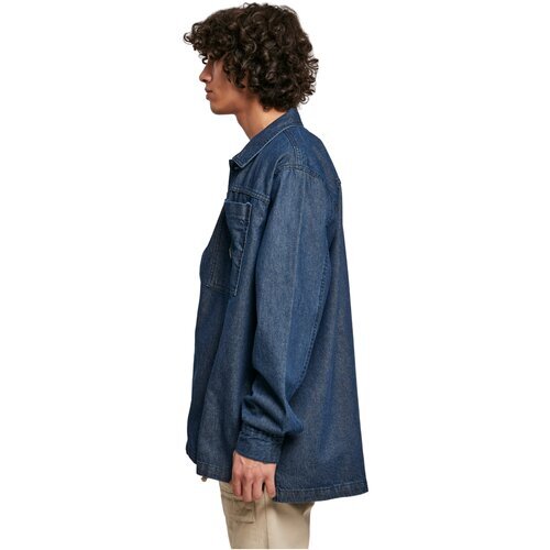 Southpole Southpole Oversized Denim Shirt darkblue washed M