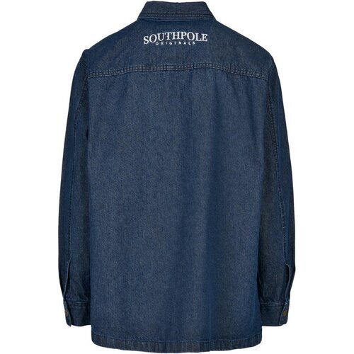 Southpole Southpole Oversized Denim Shirt darkblue washed M