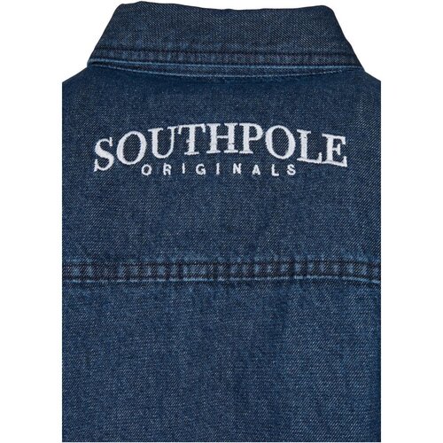 Southpole Southpole Oversized Denim Shirt darkblue washed XXL