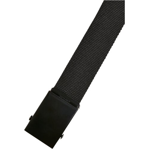 Urban Classics Check And Solid Canvas Belt 2-Pack black/offwhite L/XL
